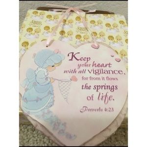 🍁🍁 Precious Moments Hanging Heart